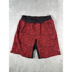 Lululemon‎ Assert Shorts Mens Small Red Black 9" Athletic